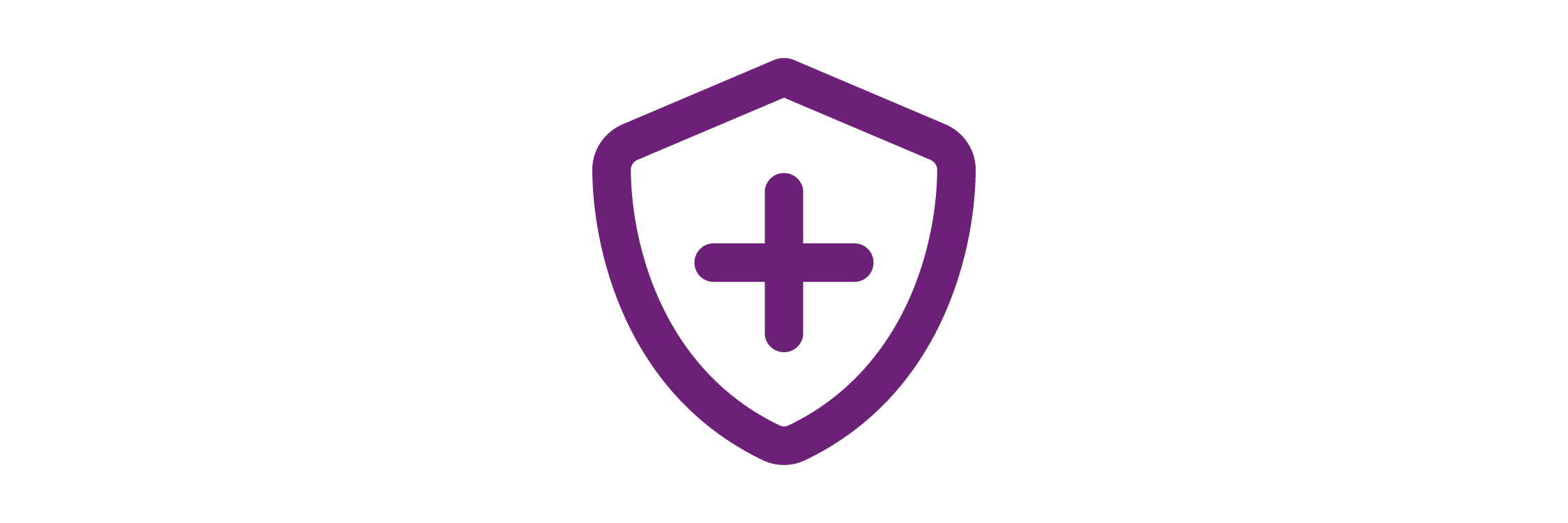 Purple shield icon