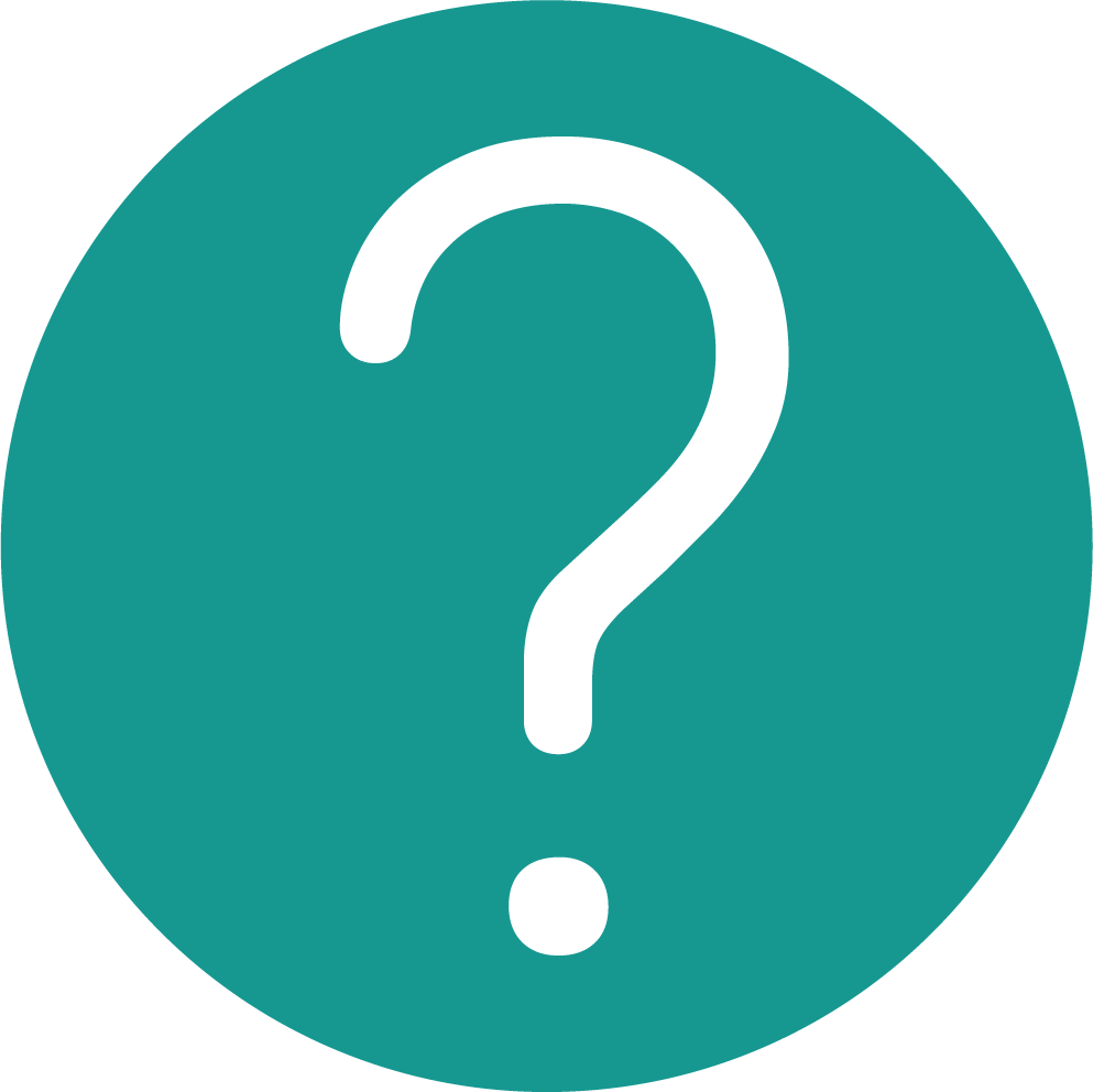 Simple icon of a question mark