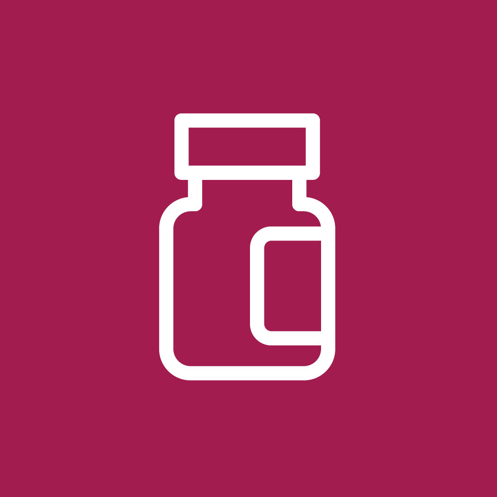 Pill bottle icon