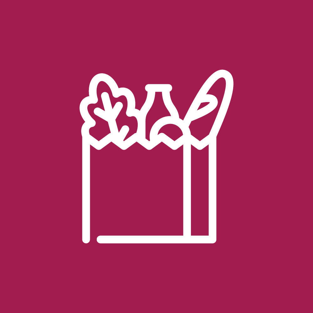 Grocery bag icon
