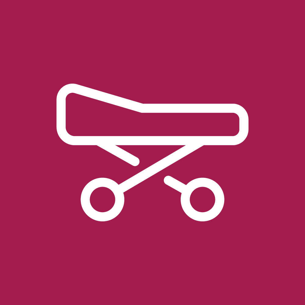 Hospital bed icon