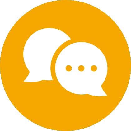 Icon of two people talking