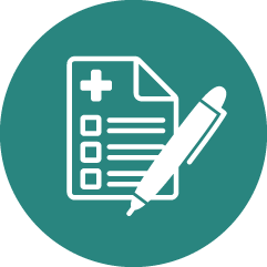 Icon of pen and checklist