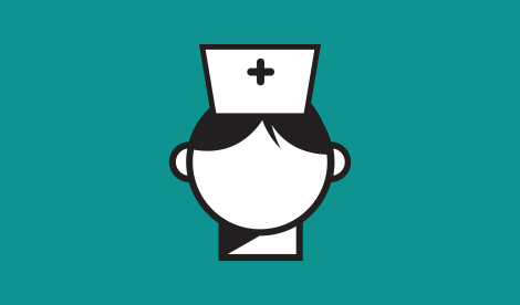 Graphic of nurse